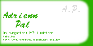 adrienn pal business card